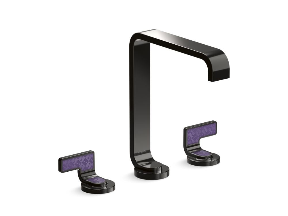 Kallista P34232-DVD Guise? widespread faucet tall spout deep violet diamond lever handles - Parent