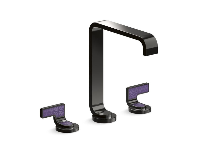 Kallista P34232-DVD Guise? widespread faucet tall spout deep violet diamond lever handles - Parent