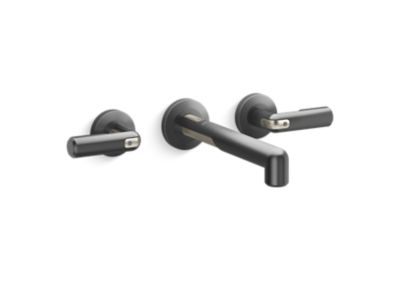 Kallista P34584 Vice Wall Mount Widespread Sink Faucet-Lever Handles
