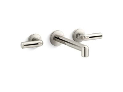 Kallista P34584 Vice Wall Mount Widespread Sink Faucet-Lever Handles