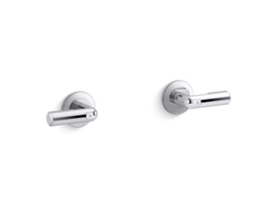Kallista P34587-CP-CP Vice Wall-Mount Bath Faucet Handles-Lever