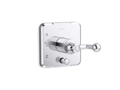 Kallista P34605-CP-CP Vice Single Control trim with diverter-crank handle