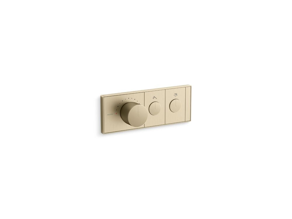 Kallista P34719-00 2-Outlet Trim Push Button Mechanical