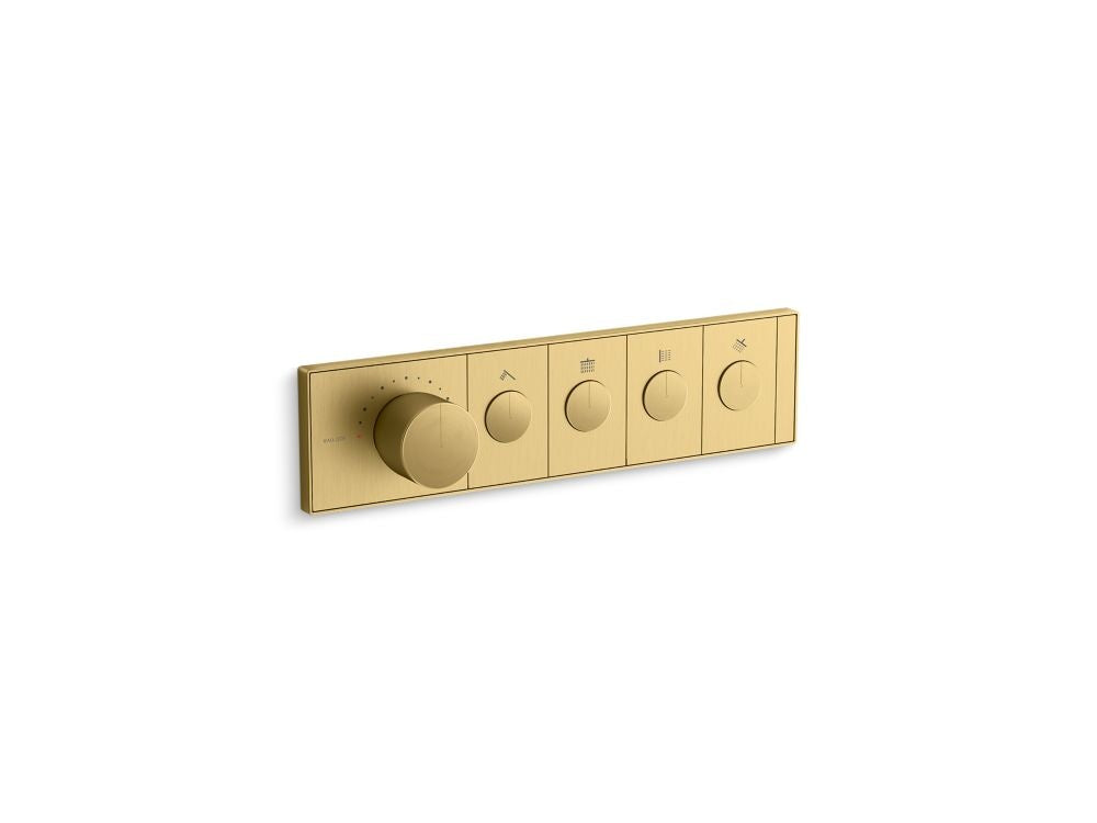 Kallista P34721-00 4-Outlet Trim Push Button Mechanical - Parent