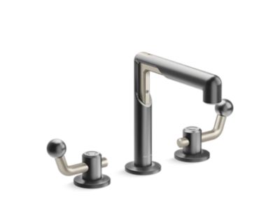Kallista P34864 Vice Widespread Sink Faucet-Crank Handles