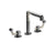 Kallista P34864 Vice Widespread Sink Faucet-Crank Handles