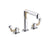 Kallista P34864 Vice Widespread Sink Faucet-Crank Handles