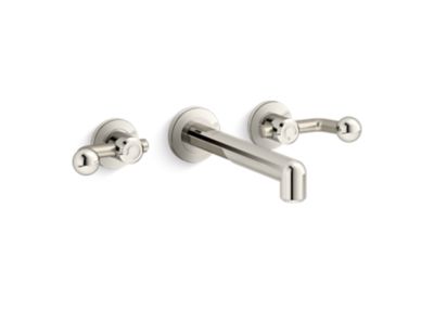 Kallista P34865 Vice Wall Mount Widespread Sink Faucet-Crank Handles