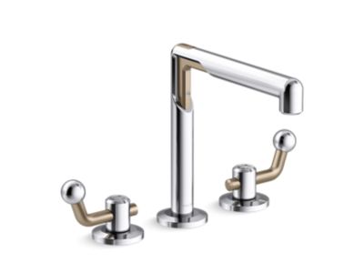 Kallista P34870 Vice Deck-mount Bath Faucet-Crank Handle