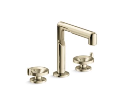 Kallista P34884 Vice Widespread Sink Faucet-Wheel Handles - Parent
