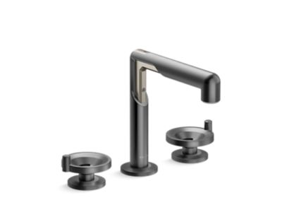 Kallista P34884 Vice Widespread Sink Faucet-Wheel Handles