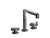 Kallista P34884 Vice Widespread Sink Faucet-Wheel Handles