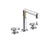 Kallista P34884 Vice Widespread Sink Faucet-Wheel Handles