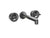 Kallista P34885 Vice Wall Mount Widespread Sink Faucet-Wheel Handles