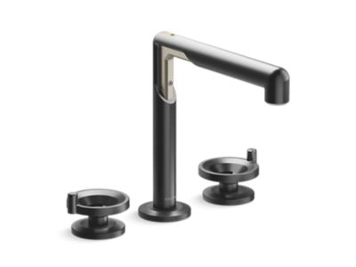 Kallista P34891 Vice Deck-mount Bath Faucet-Wheel Handle