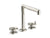 Kallista P34891 Vice Deck-mount Bath Faucet-Wheel Handle