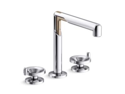 Kallista P34891 Vice Deck-mount Bath Faucet-Wheel Handle