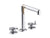 Kallista P34891 Vice Deck-mount Bath Faucet-Wheel Handle