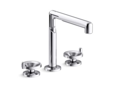 Kallista P34891-CP-CP Vice Deck-mount Bath Faucet-Wheel Handle