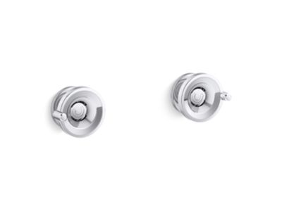 Kallista P34893 Vice Wall-Mount Bath Faucet Handles-Wheel