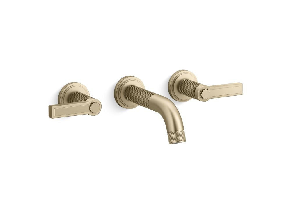 Kallista P80235-LV Vir Stil Wall-Mount Sink Faucet, Lever Handles