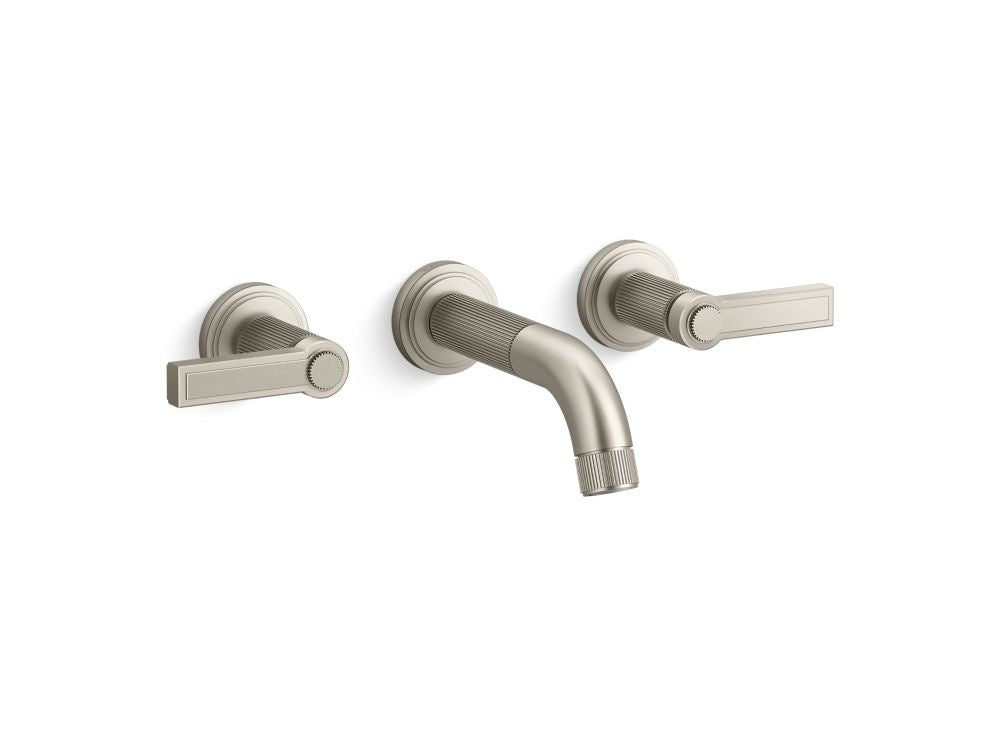 Kallista P80235-LV Vir Stil Wall-Mount Sink Faucet, Lever Handles