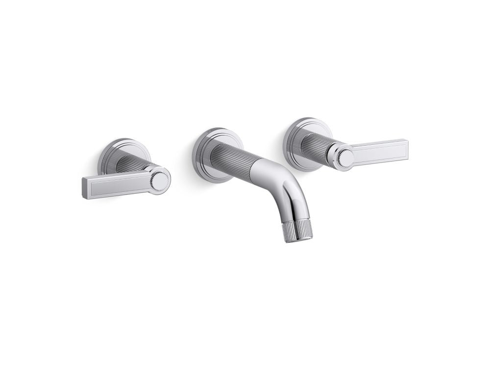 Kallista P80235-LV Vir Stil Wall-Mount Sink Faucet, Lever Handles