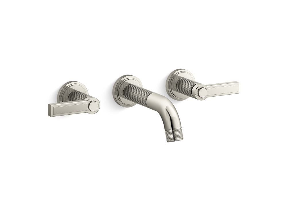 Kallista P80235-LV Vir Stil Wall-Mount Sink Faucet, Lever Handles