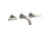 Kallista P80235-LV Vir Stil Wall-Mount Sink Faucet, Lever Handles