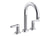 Kallista P80236-LV Vir Stil Deck-Mount Bath Faucet, Lever Handles