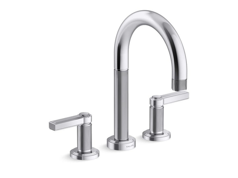 Kallista P80236-LV Vir Stil Deck-Mount Bath Faucet, Lever Handles