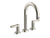 Kallista P80236-LV Vir Stil Deck-Mount Bath Faucet, Lever Handles