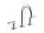 Kallista P80249-LV Vir Stil Minimal Sink Faucet, Lever Handles