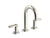 Kallista P80249-LV Vir Stil Minimal Sink Faucet, Lever Handles