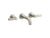 Kallista P80250-LV Vir Stil Minimal Wall-Mount Sink Faucet, Lever Handles