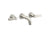 Kallista P80250-LV Vir Stil Minimal Wall-Mount Sink Faucet, Lever Handles
