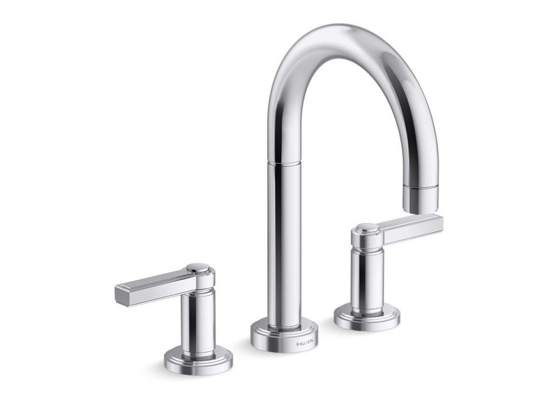 Kallista P80251-LV Vir Stil Minimal Deck-Mount Bath Faucet, Lever Handles