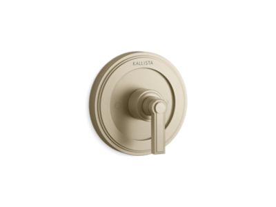 Kallista P80255-LV Vir Stil Minimal Thermostatic Trim, Lever Handle