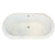 Hydro Systems PAL6636ATO Palmer 66 X 36 Acrylic Soaking Tub