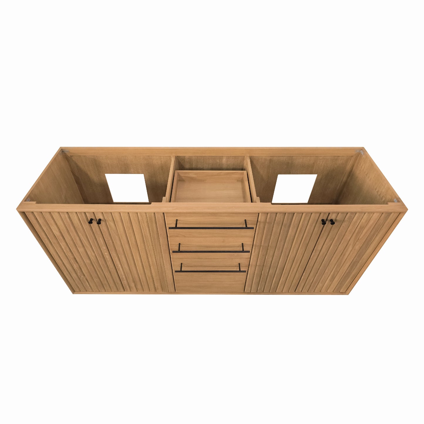 Avanity PARKER-V72-NT Parker 72 In. Double Sink Bathroom Vanity In Natural Teak