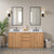 Avanity PARKER-V72-NT Parker 72 In. Double Sink Bathroom Vanity In Natural Teak