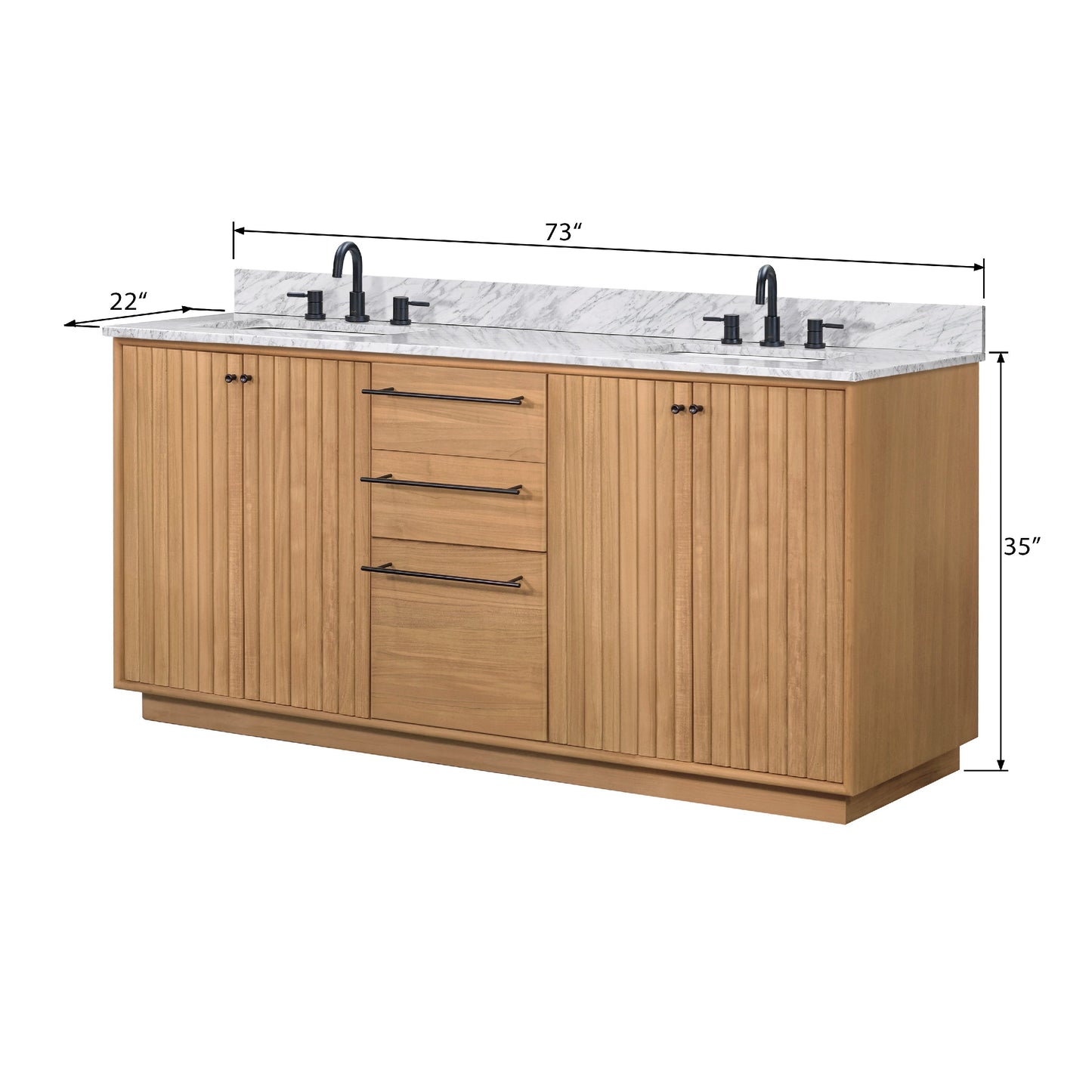 Avanity Parker Double Sink Bathroom Vanity with Top - Parent