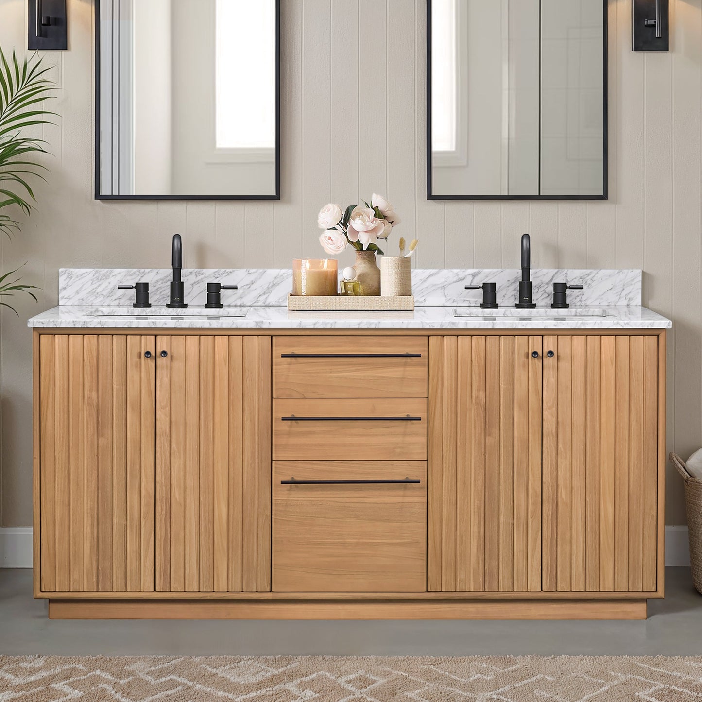 Avanity Parker Double Sink Bathroom Vanity with Top - Parent