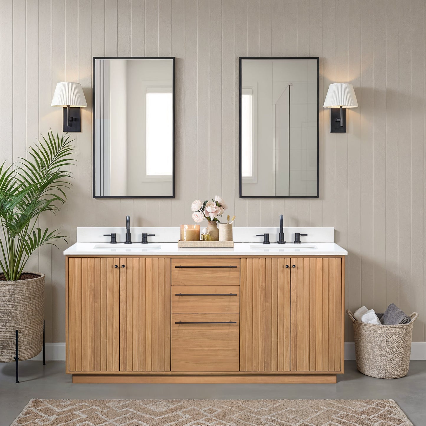 Avanity Parker Double Sink Bathroom Vanity with Top