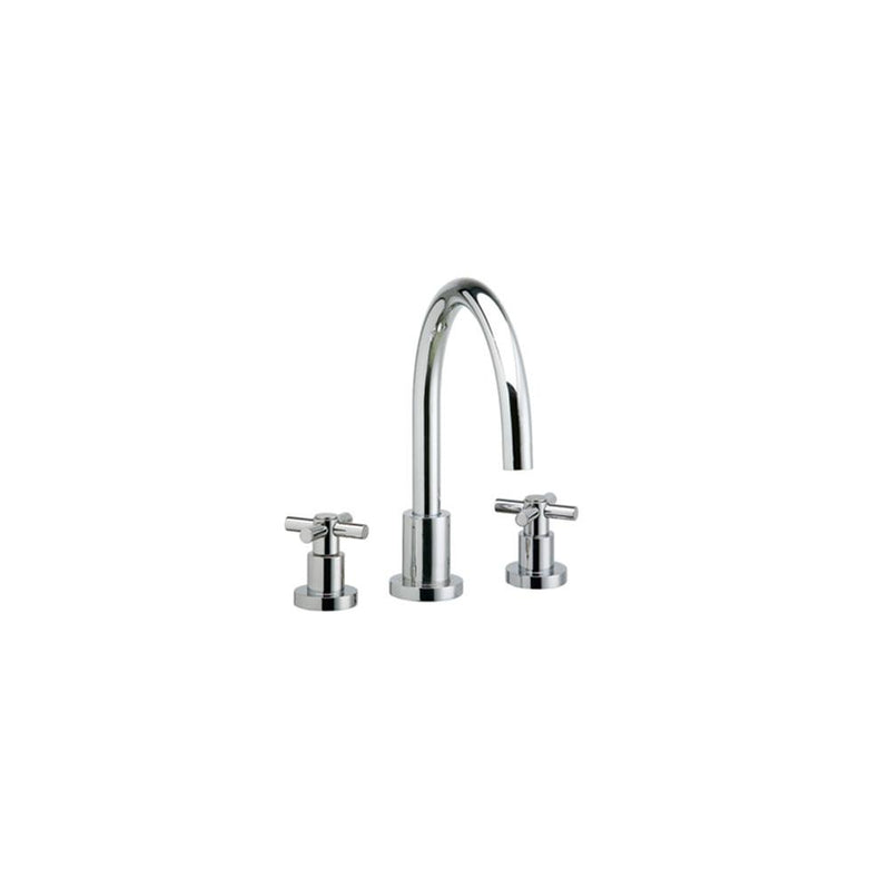 Phylrich D1134C/002 Deck Tub Set with Tubular Cross Handles