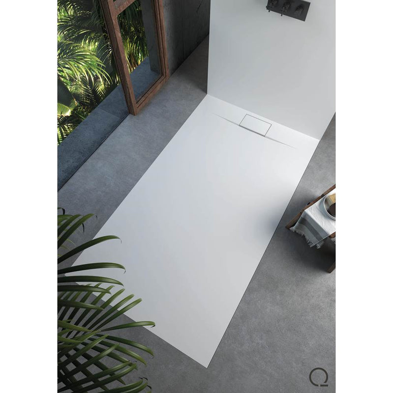 Quare design RD3636P 36x36" radiance shower tray texture slate - Parent