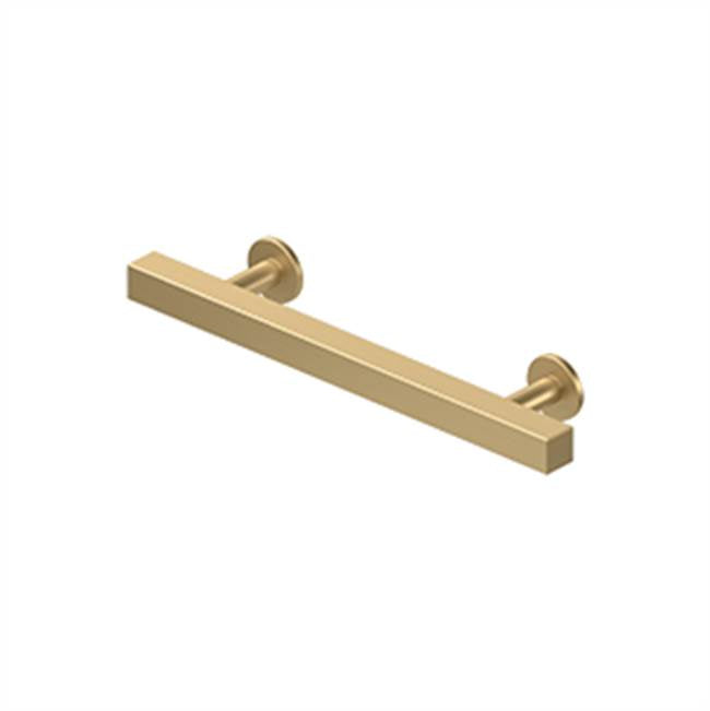 Deltana POM40 Contemporary Cabinet Pull 4, Pommel,  Solid Brass