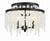 Crystorama POP-A5073-MK-FR Poppy 3 Light Ceiling Mount - Matte Black