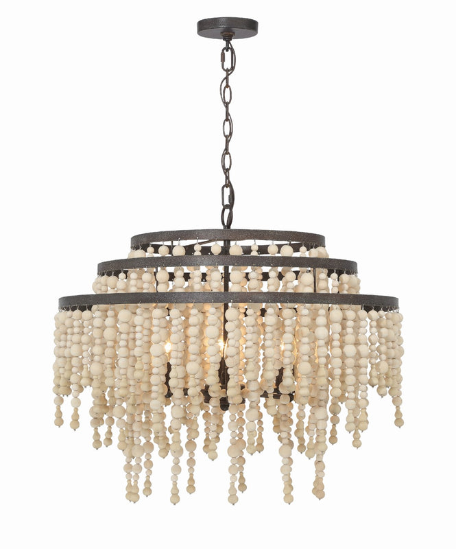 Crystorama POP-A5076 Poppy 6 Light Chandelier - Parent
