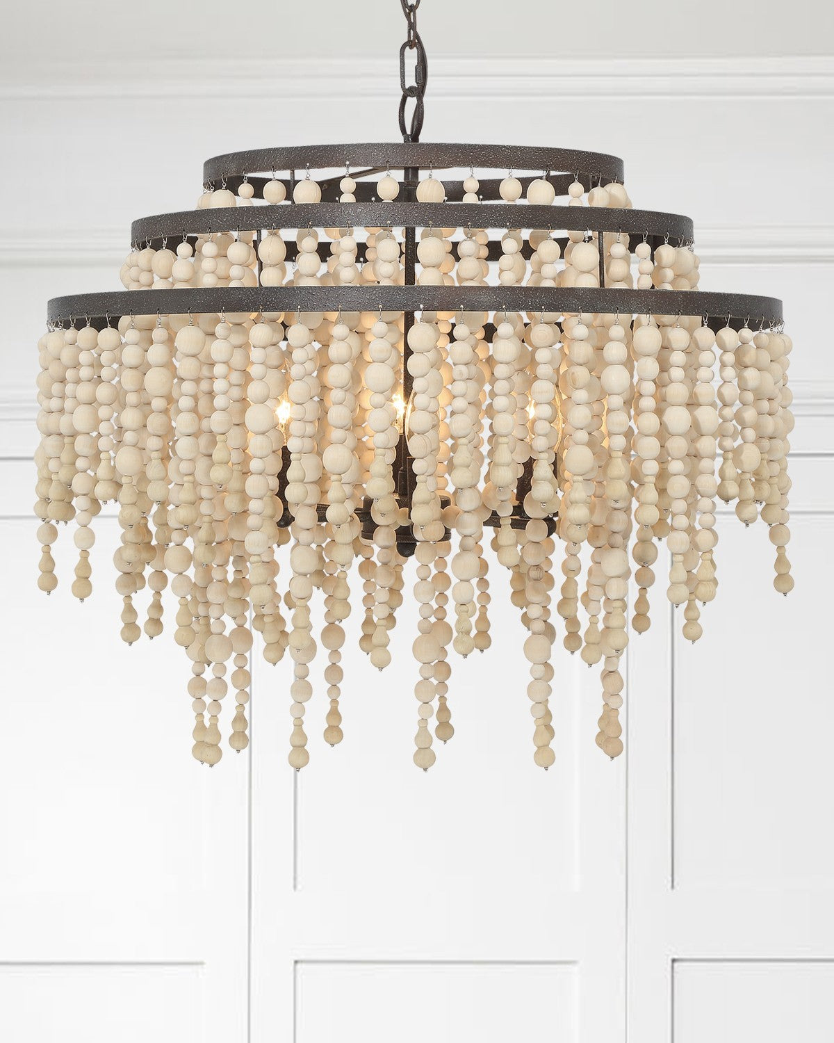 Crystorama POP-A5076 Poppy 6 Light Chandelier